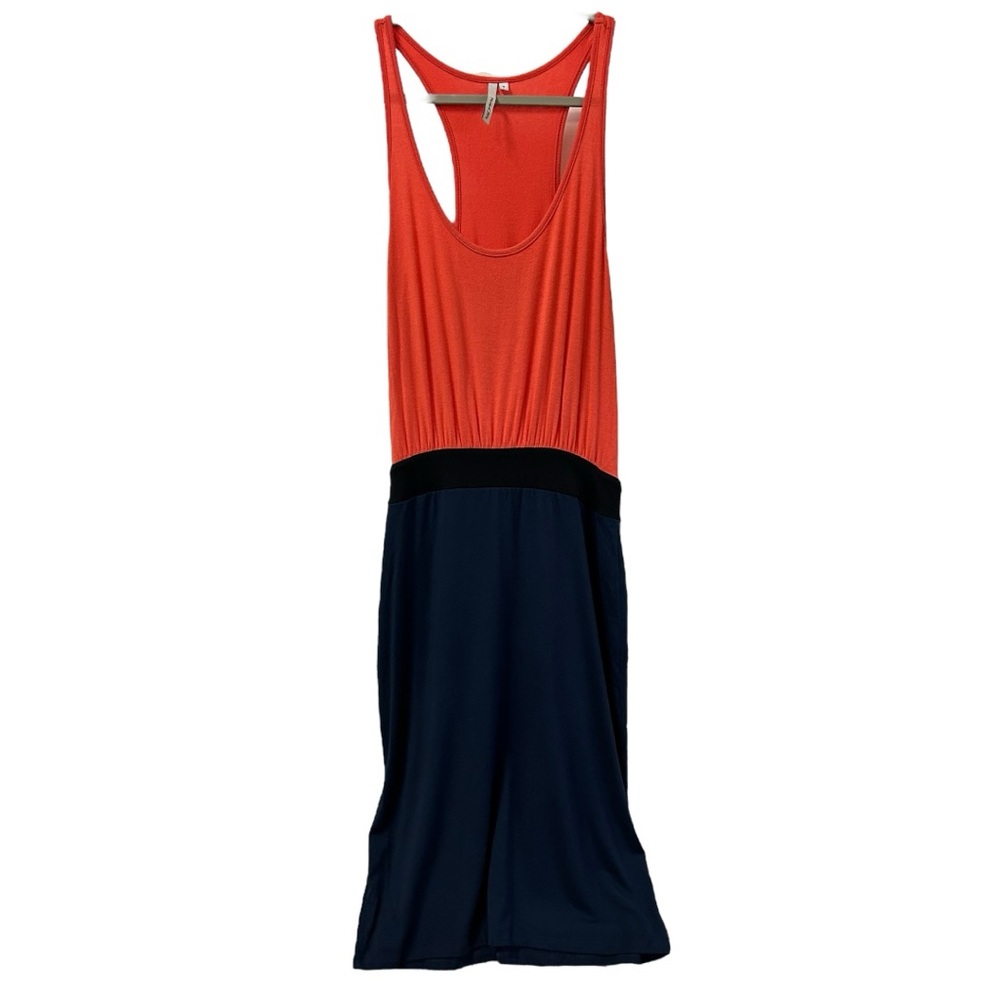 Michael Stars Women’s Racer Back Tank Color Block Dress Sz S